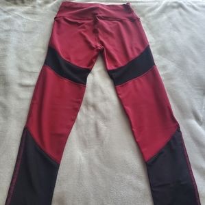 Black and burgundy joggers. Size medium.